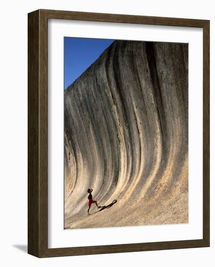 Wave Rock, Hyden, Western Australia, Australia-Steve Vidler-Framed Photographic Print