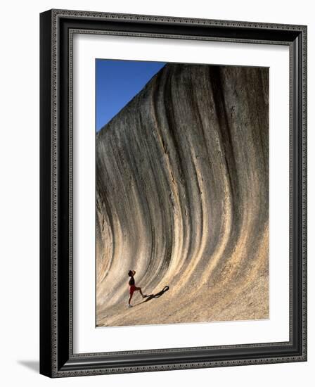 Wave Rock, Hyden, Western Australia, Australia-Steve Vidler-Framed Photographic Print