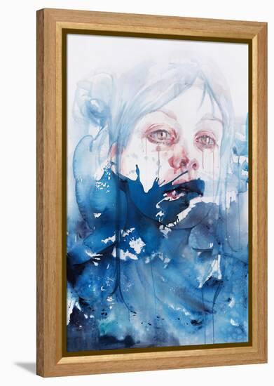 Wave Upon Wave, The Sea Brought Me Here-Agnes Cecile-Framed Stretched Canvas