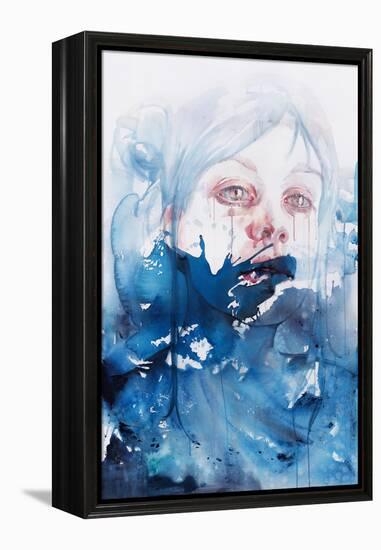 Wave Upon Wave, The Sea Brought Me Here-Agnes Cecile-Framed Stretched Canvas