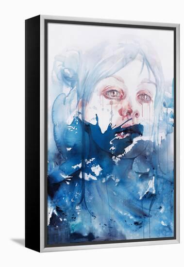 Wave Upon Wave, The Sea Brought Me Here-Agnes Cecile-Framed Stretched Canvas