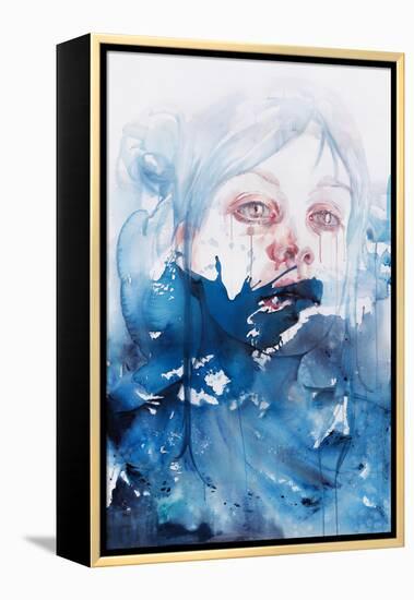 Wave Upon Wave, The Sea Brought Me Here-Agnes Cecile-Framed Stretched Canvas