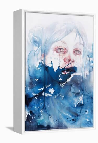 Wave Upon Wave, The Sea Brought Me Here-Agnes Cecile-Framed Stretched Canvas