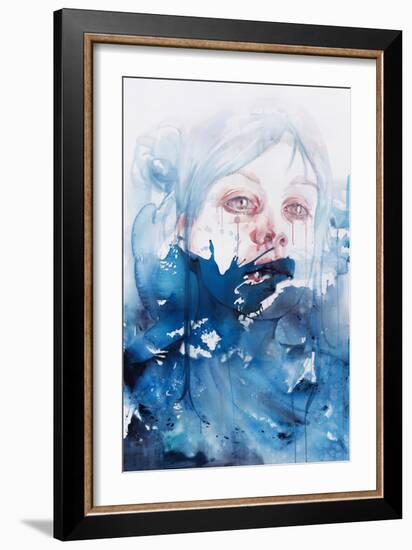 Wave Upon Wave, The Sea Brought Me Here-Agnes Cecile-Framed Art Print