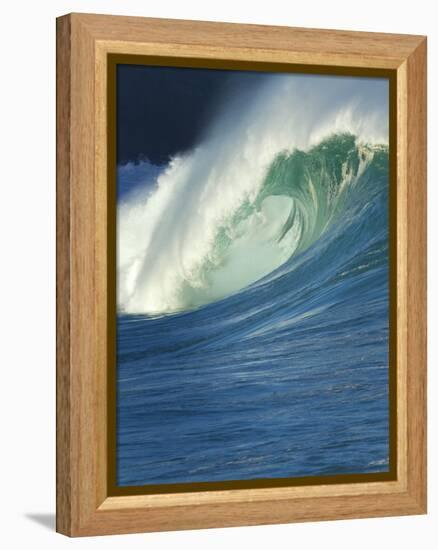 Wave, Waimea, North Shore, Hawaii-Douglas Peebles-Framed Premier Image Canvas