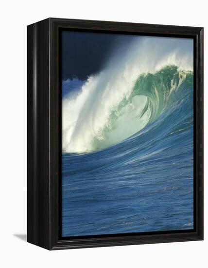 Wave, Waimea, North Shore, Hawaii-Douglas Peebles-Framed Premier Image Canvas