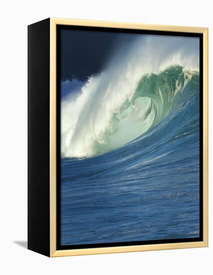 Wave, Waimea, North Shore, Hawaii-Douglas Peebles-Framed Premier Image Canvas