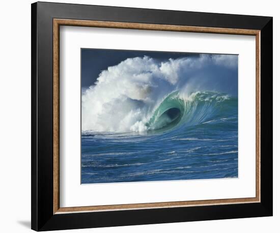 Wave, Waimea, North Shore, Hawaii-Douglas Peebles-Framed Photographic Print