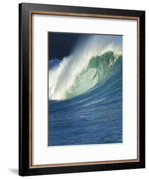 Wave, Waimea, North Shore, Hawaii-Douglas Peebles-Framed Photographic Print