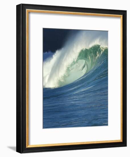 Wave, Waimea, North Shore, Hawaii-Douglas Peebles-Framed Photographic Print