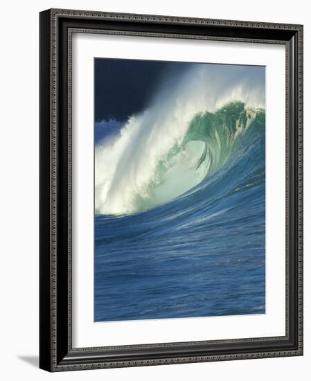 Wave, Waimea, North Shore, Hawaii-Douglas Peebles-Framed Photographic Print