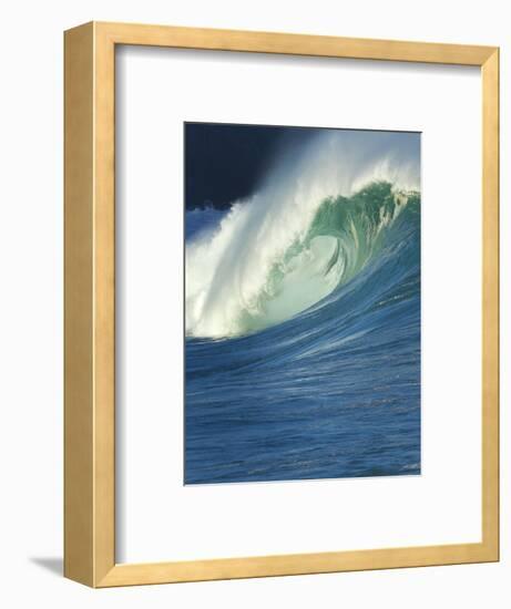 Wave, Waimea, North Shore, Hawaii-Douglas Peebles-Framed Photographic Print