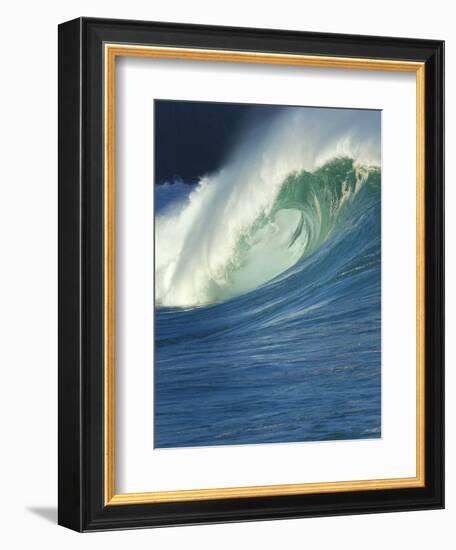 Wave, Waimea, North Shore, Hawaii-Douglas Peebles-Framed Photographic Print