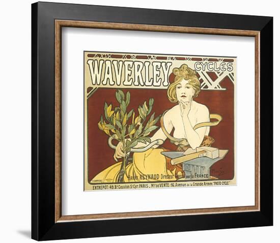 Waverley Cycles-Alphonse Mucha-Framed Premium Giclee Print