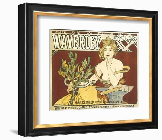 Waverley Cycles-Alphonse Mucha-Framed Premium Giclee Print