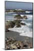 Waves Along Monterey Peninsula, California Coast, Vertical Image-Sheila Haddad-Mounted Photographic Print