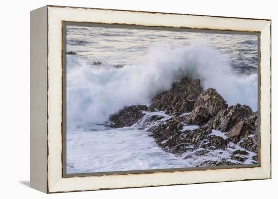 Waves Along the Coast, Montana de Oro SP, Los Osos, California-Rob Sheppard-Framed Premier Image Canvas