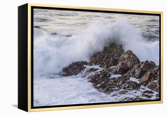 Waves Along the Coast, Montana de Oro SP, Los Osos, California-Rob Sheppard-Framed Premier Image Canvas