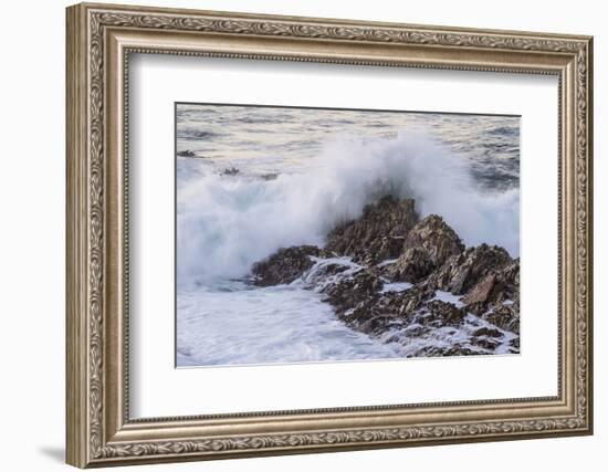 Waves Along the Coast, Montana de Oro SP, Los Osos, California-Rob Sheppard-Framed Photographic Print