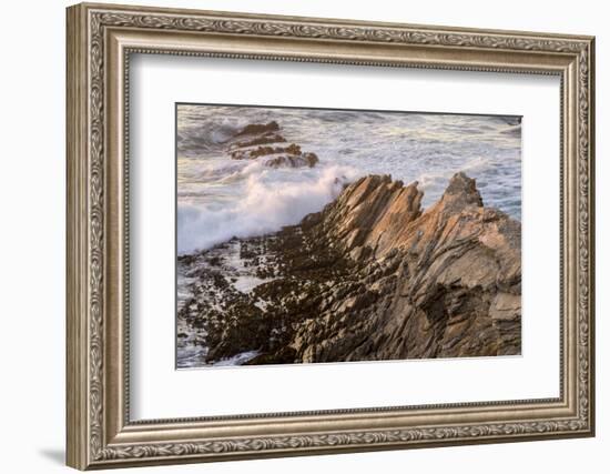 Waves Along the Coast, Montana de Oro SP, Los Osos, California-Rob Sheppard-Framed Photographic Print