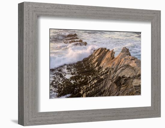 Waves Along the Coast, Montana de Oro SP, Los Osos, California-Rob Sheppard-Framed Photographic Print