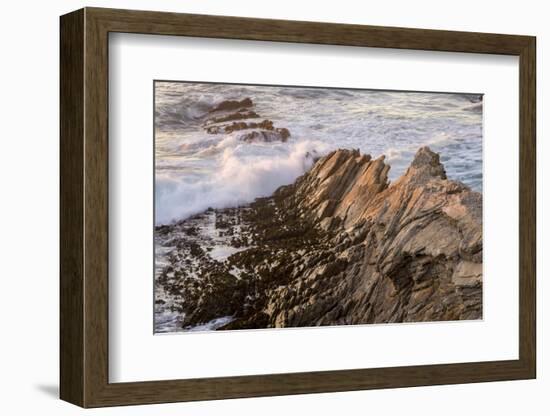 Waves Along the Coast, Montana de Oro SP, Los Osos, California-Rob Sheppard-Framed Photographic Print