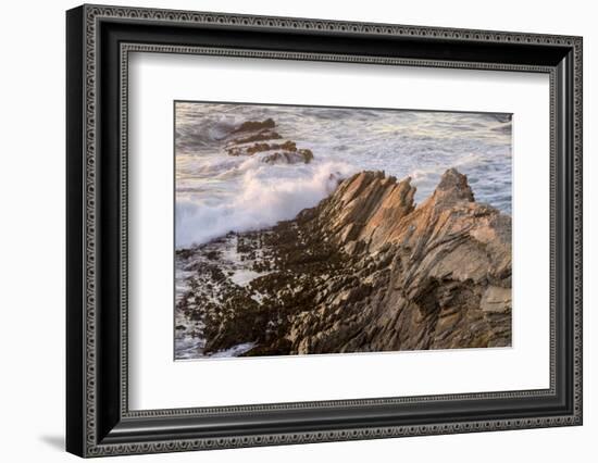 Waves Along the Coast, Montana de Oro SP, Los Osos, California-Rob Sheppard-Framed Photographic Print