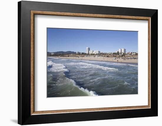 Waves at Santa Monica State Beach, Santa Monica, California, United States of America-Richard Maschmeyer-Framed Photographic Print