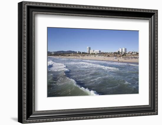 Waves at Santa Monica State Beach, Santa Monica, California, United States of America-Richard Maschmeyer-Framed Photographic Print