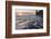 Waves at Sunset, Devils Island, Apostle Islands National Lakeshore, Wisconsin, USA-Chuck Haney-Framed Photographic Print