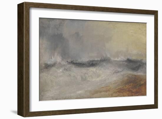 Waves Breaking Against the Wind-JMW Turner-Framed Giclee Print