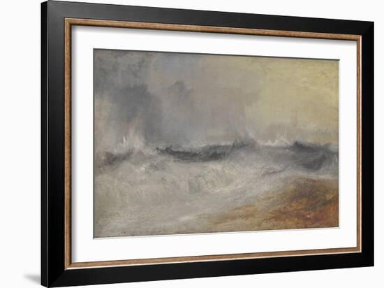 Waves Breaking Against the Wind-JMW Turner-Framed Giclee Print