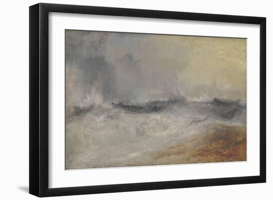 Waves Breaking Against the Wind-JMW Turner-Framed Giclee Print