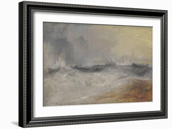 Waves Breaking Against the Wind-JMW Turner-Framed Giclee Print