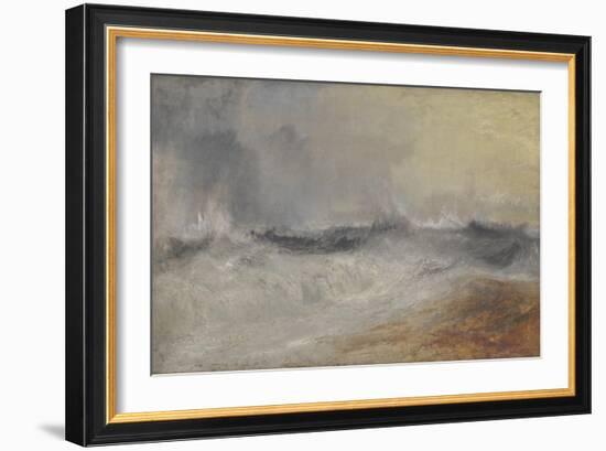 Waves Breaking Against the Wind-JMW Turner-Framed Giclee Print