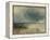 Waves Breaking on a Shore-J. M. W. Turner-Framed Premier Image Canvas