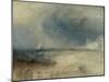Waves Breaking on a Shore-J. M. W. Turner-Mounted Giclee Print