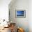 Waves Breaking on Reef on the Horizon, with Jetty in Foreground, Grand Cayman, Cayman Islands-Tomlinson Ruth-Framed Photographic Print displayed on a wall