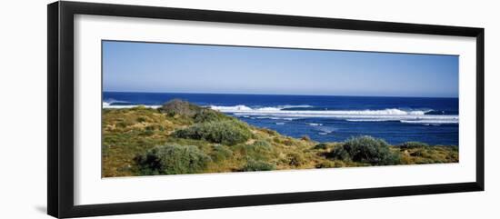 Waves Breaking on the Beach, Western Australia, Australia-null-Framed Photographic Print