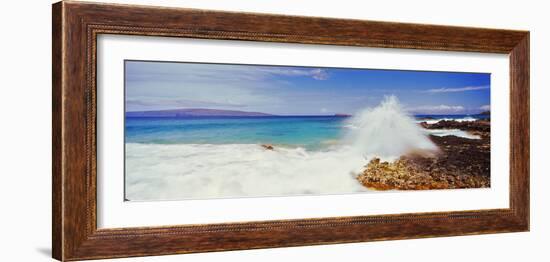 Waves Breaking on the Coast, Maui, Hawaii, USA-null-Framed Photographic Print