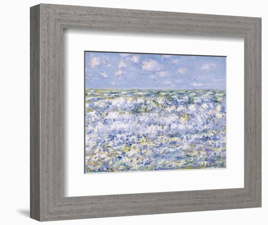 Waves Breaking-Claude Monet-Framed Art Print