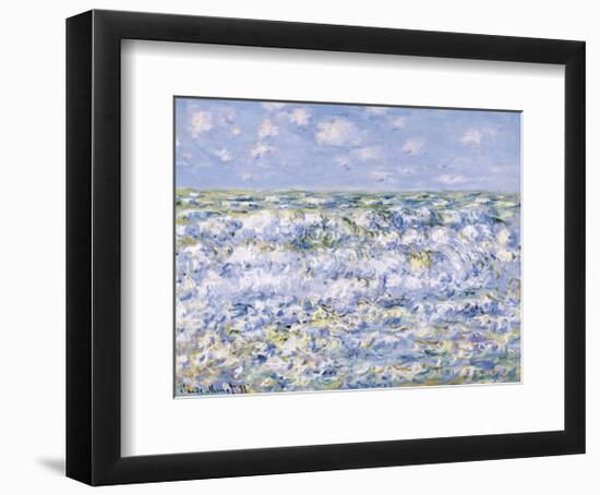 Waves Breaking-Claude Monet-Framed Art Print