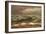 Waves, C.1870 (Oil on Canvas)-Gustave Courbet-Framed Giclee Print