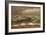 Waves, C.1870 (Oil on Canvas)-Gustave Courbet-Framed Giclee Print