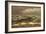 Waves, C.1870 (Oil on Canvas)-Gustave Courbet-Framed Giclee Print