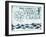 Waves Crash-The Saturday Evening Post-Framed Giclee Print