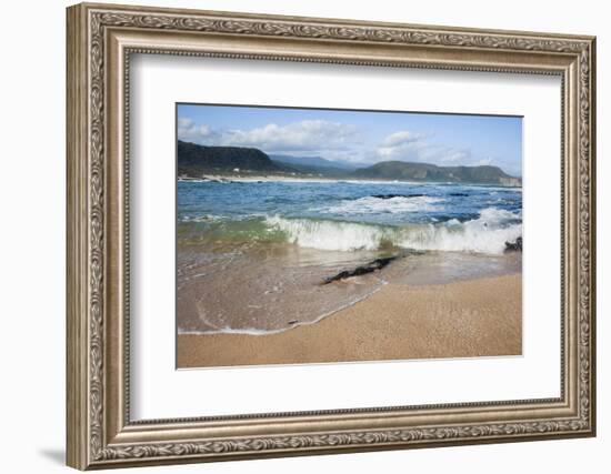 Waves Crashing Ashore at Nature Valley Beach-Kim Walker-Framed Photographic Print