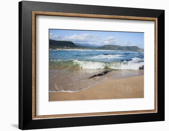 Waves Crashing Ashore at Nature Valley Beach-Kim Walker-Framed Photographic Print