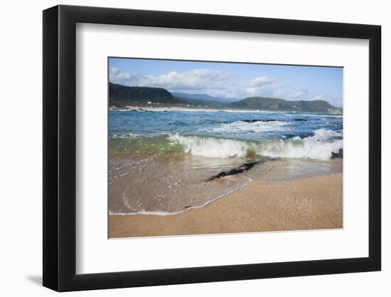 Waves Crashing Ashore at Nature Valley Beach-Kim Walker-Framed Photographic Print