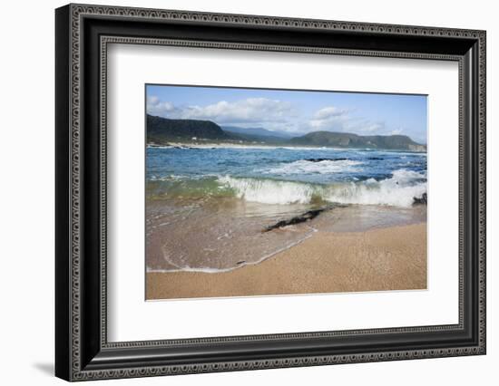 Waves Crashing Ashore at Nature Valley Beach-Kim Walker-Framed Photographic Print